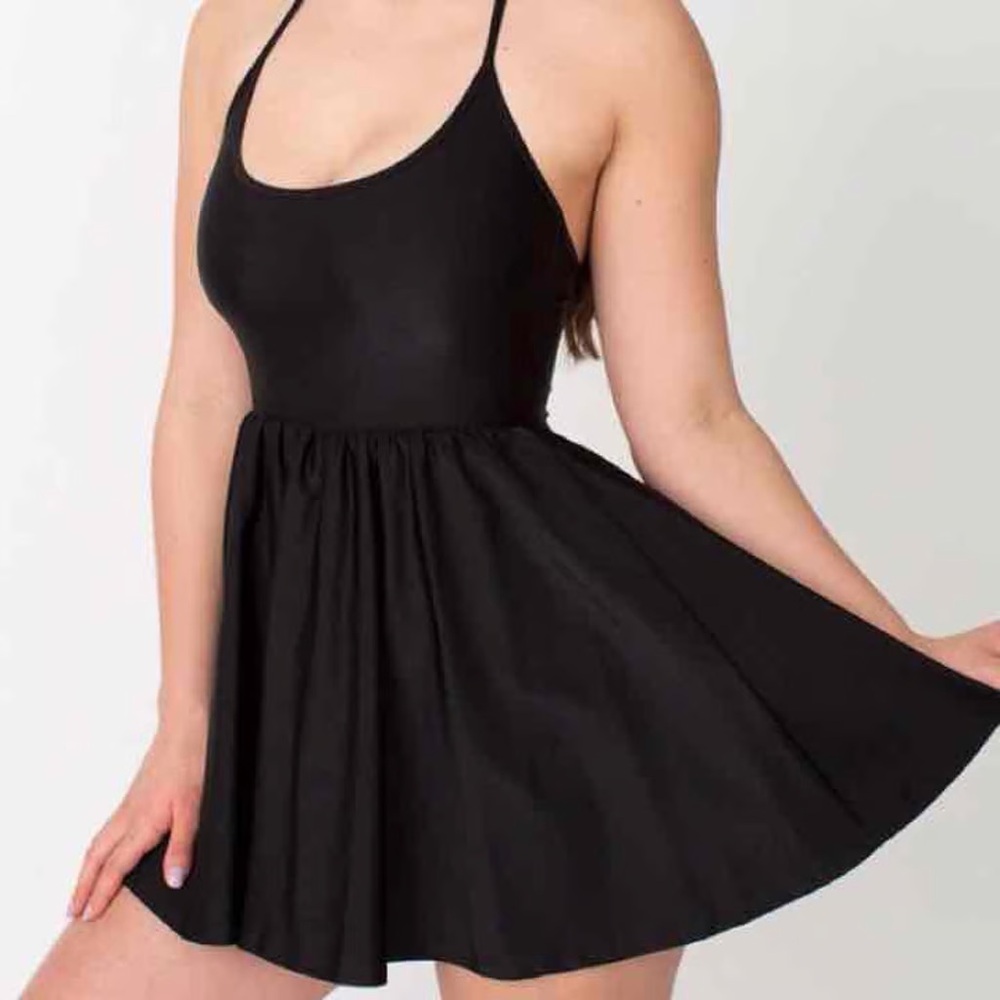 Original American Apparel Halter Y2K Skater Dress
